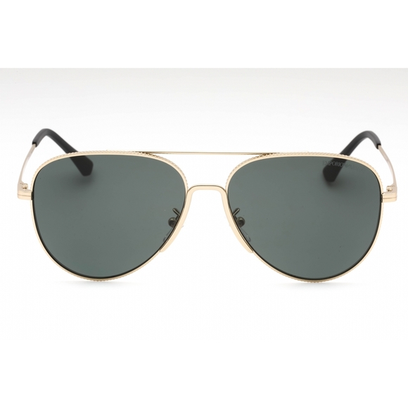 Emporio Armani EA2149D Sunglasses Matte Pale Gold Metal Aviator main image 2
